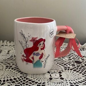 Rae Dunn Disney “Little Mermaid” Ariel Double Sided Mug 2024/NWT